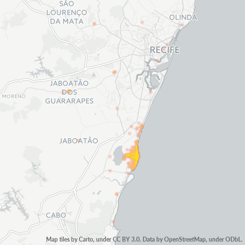54440-000 Mapa de calor de densidad empresarial