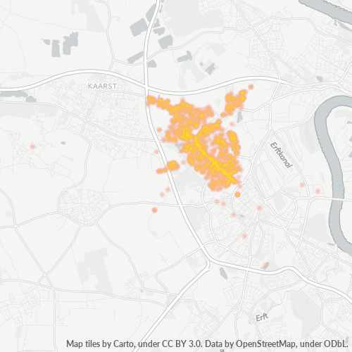 41462 Standortdichte-Heatmap