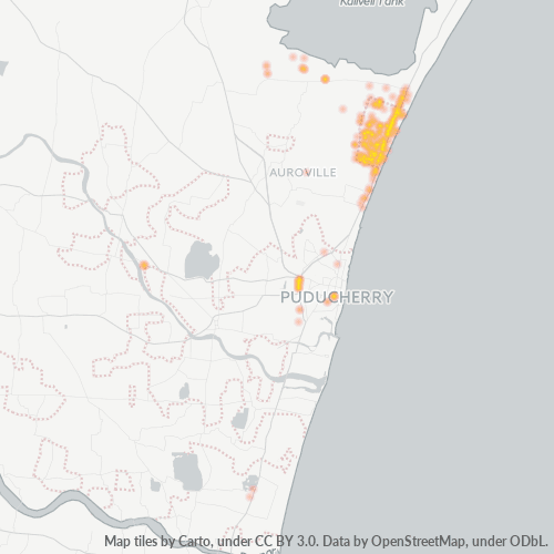 605014 Business Density Heatmap