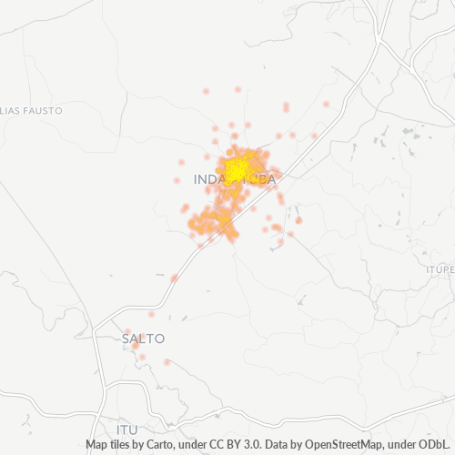 13330-000 Heatmap de Densidade da Empresa