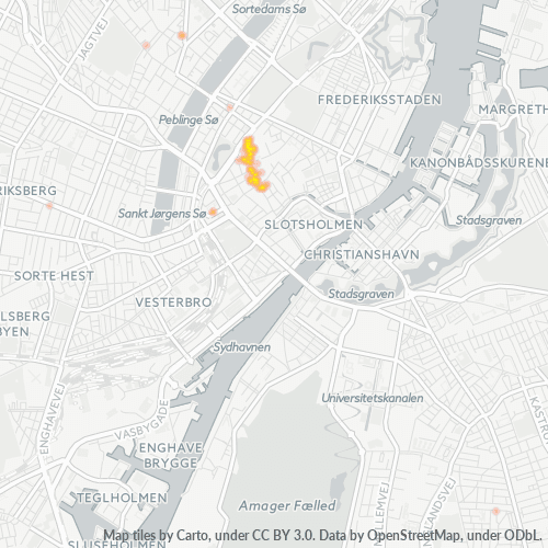 1165 Heatmap over forretningstæthed