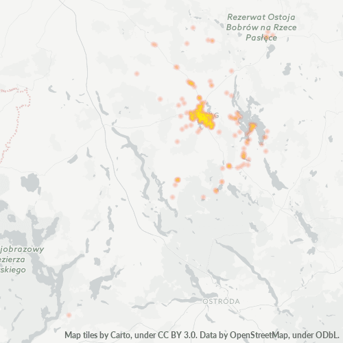 14-300 Mapa intensywności działalności gospodarczej