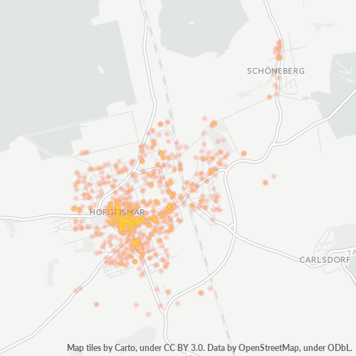 Heatmap für plz 34369
