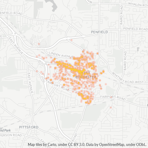 14445 Business Density Heatmap