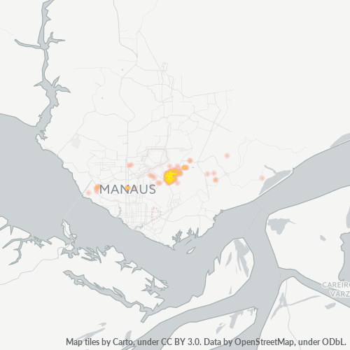 69080-000 Heatmap de Densidade da Empresa