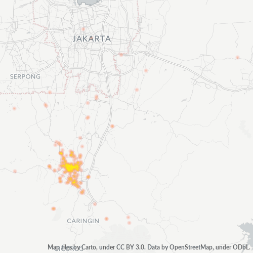 16164 Peta Panas Densitas Bisnis