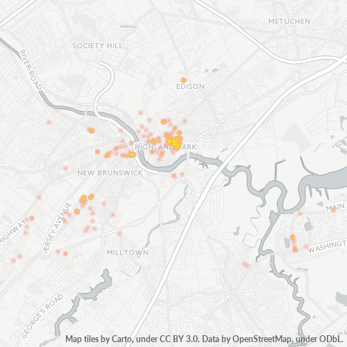08989 Business Density Heatmap