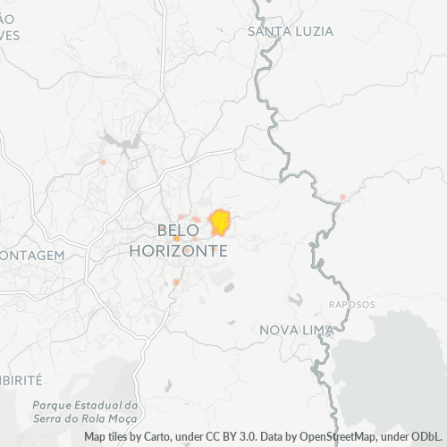 30280-000 Heatmap de Densidade da Empresa