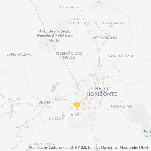30690-000 Heatmap de Densidade da Empresa