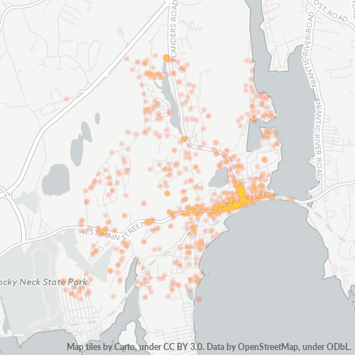 06357 Business Density Heatmap