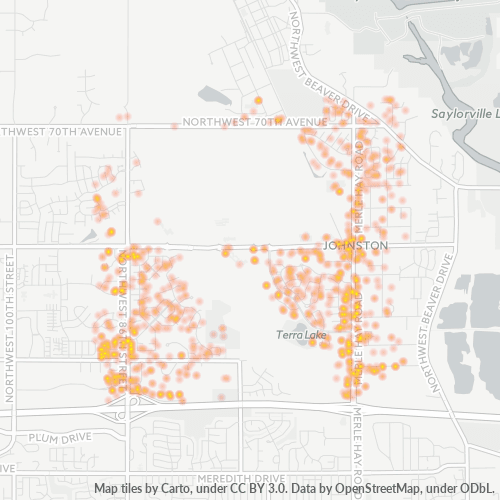 50131 Business Density Heatmap