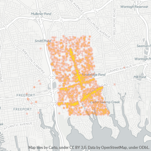 11566 Business Density Heatmap
