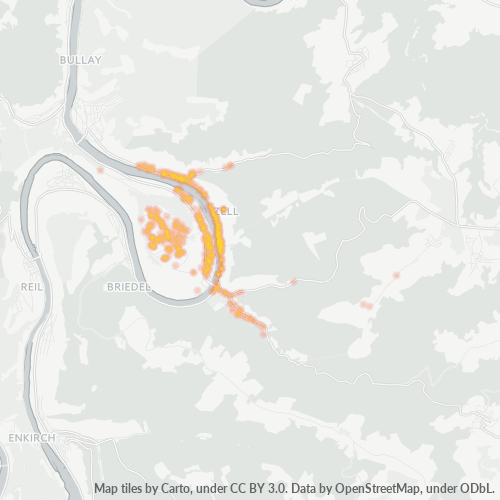 Heatmap für plz 56856