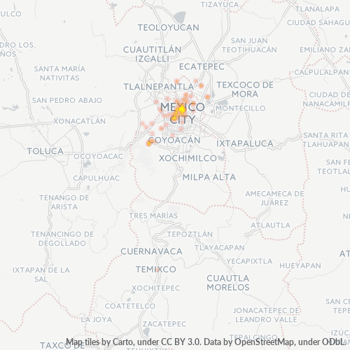 06200 Mapa de calor de densidad empresarial