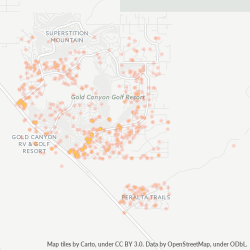85118 Business Density Heatmap