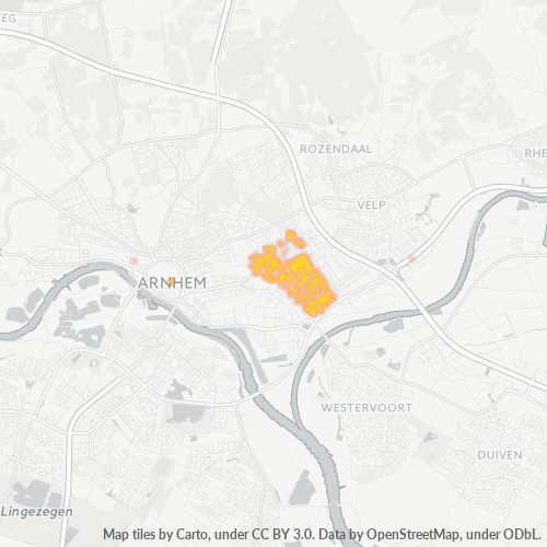6826 Heatmap Bedrijfsdichtheid