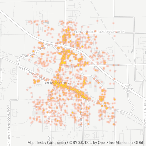 46112 Business Density Heatmap