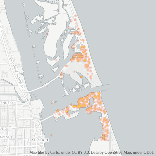 34949 Business Density Heatmap