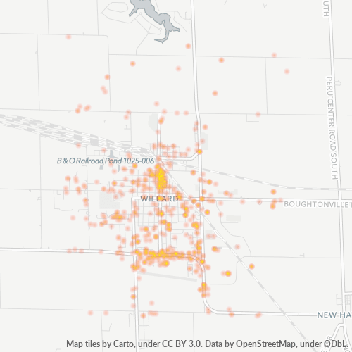 44890 Business Density Heatmap
