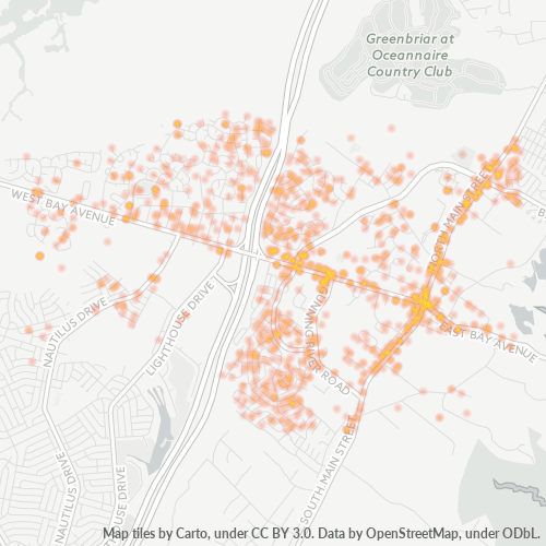 08005 Business Density Heatmap