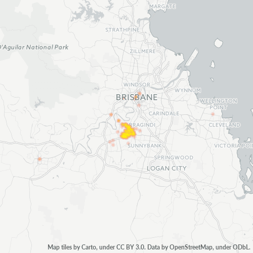 4106 Business Density Heatmap