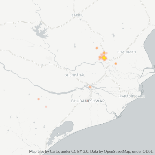 755019 Business Density Heatmap