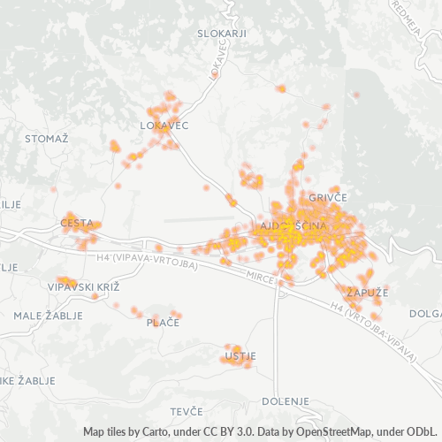 5270 Zemljevid gostote poslovanja