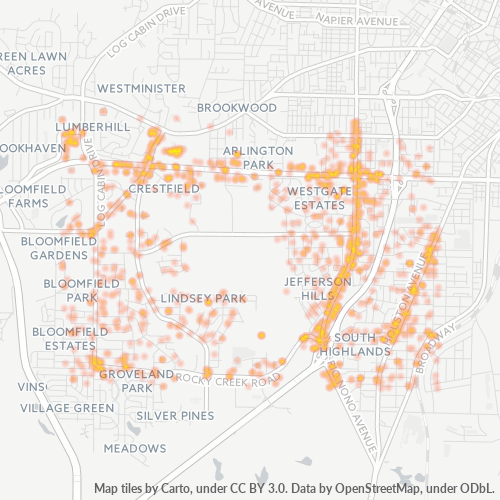 31206 Business Density Heatmap