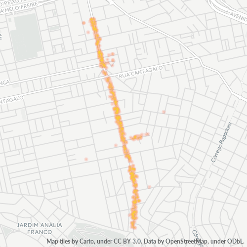 03401-000 Heatmap de Densidade da Empresa