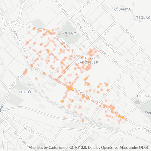 1103 Vállalati sűrűségi térkép