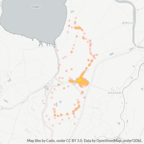 Heatmap für plz 26831