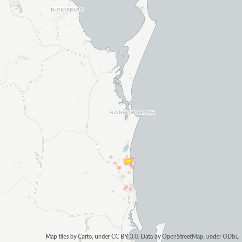 4566 Business Density Heatmap