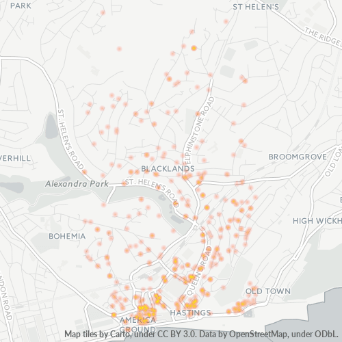TN34 Business Density Heatmap