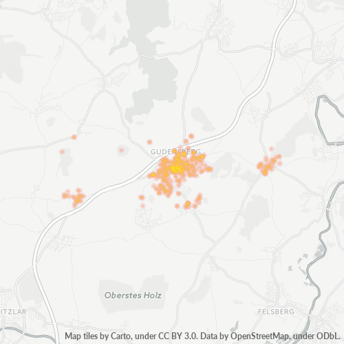 Heatmap für plz 34281