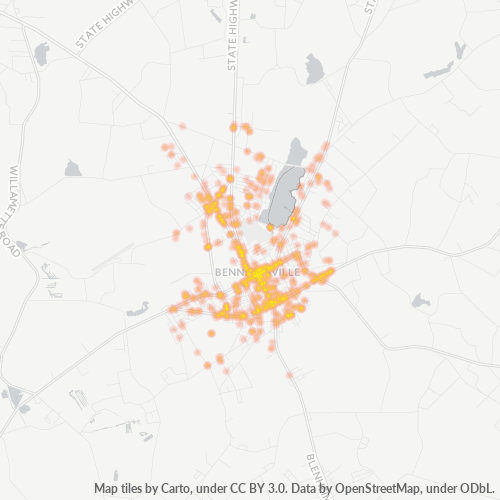 29512 Business Density Heatmap