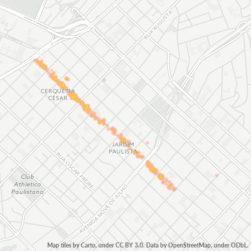 01422-000 Heatmap de Densidade da Empresa