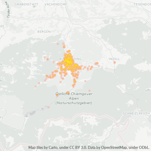 Heatmap für plz 83324