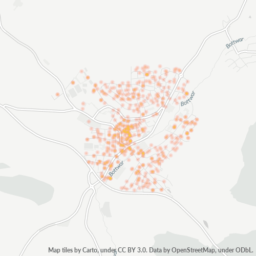 Heatmap für plz 71723