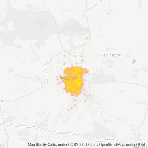 99423 Standortdichte-Heatmap