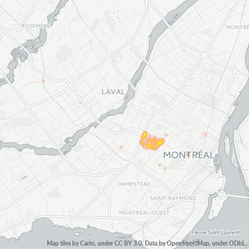 H3P Business Density Heatmap