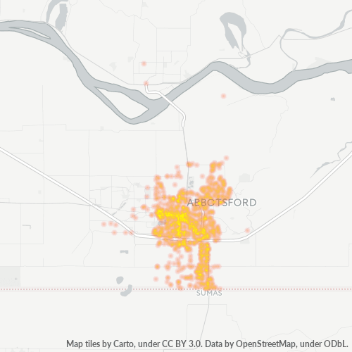 V2S Business Density Heatmap