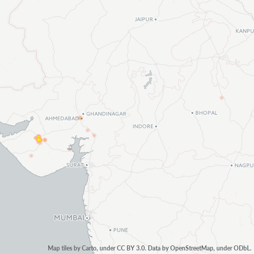360024 Business Density Heatmap