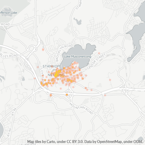 07857 Business Density Heatmap