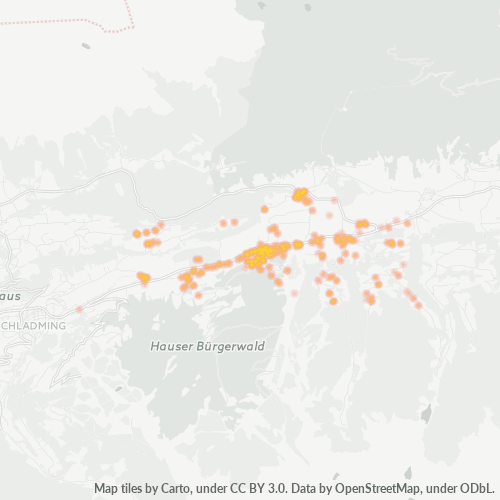 Heatmap für postleitzahl 8967