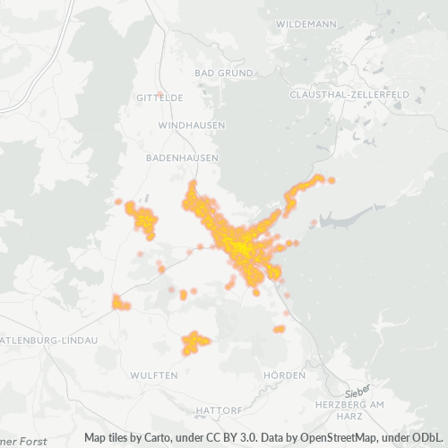 Heatmap für plz 37520