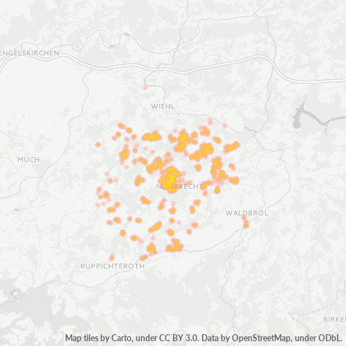 51588 Standortdichte-Heatmap