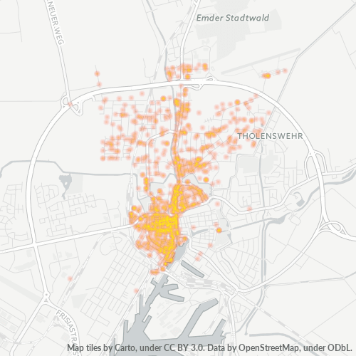 Heatmap für plz 26721