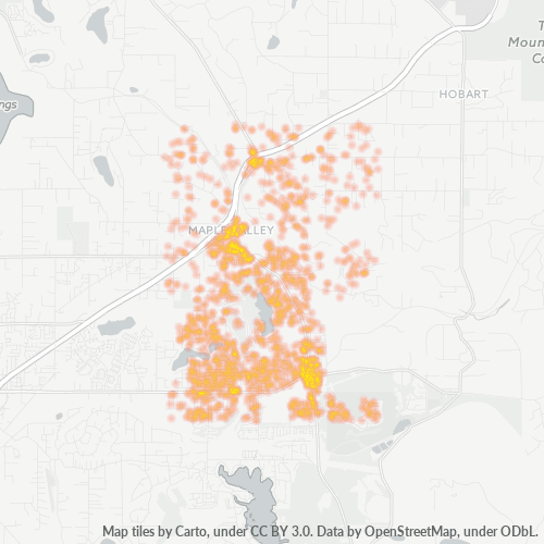 98038 Business Density Heatmap
