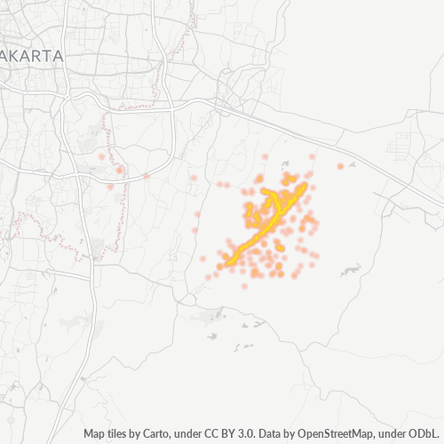 17320 Peta Panas Densitas Bisnis