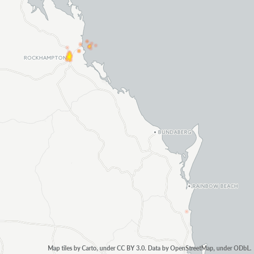 4700 Business Density Heatmap